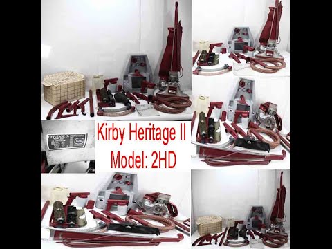 Red Kirby Vacuum Lot - Red Kirby Legend ii Vacuum 2HD & Kirby Head Model: 5584