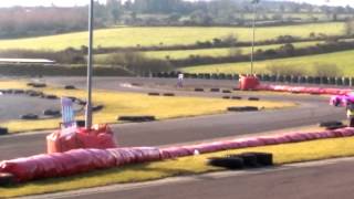 preview picture of video 'Drifting day Watergrasshill Kart track 08/02/15'