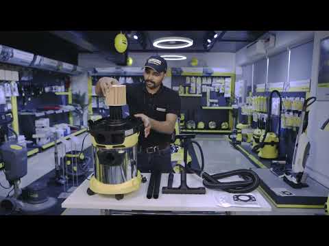 WET AND DRY VACUUM CLEANER WD 3 S V-15/4/20 - Demo Video