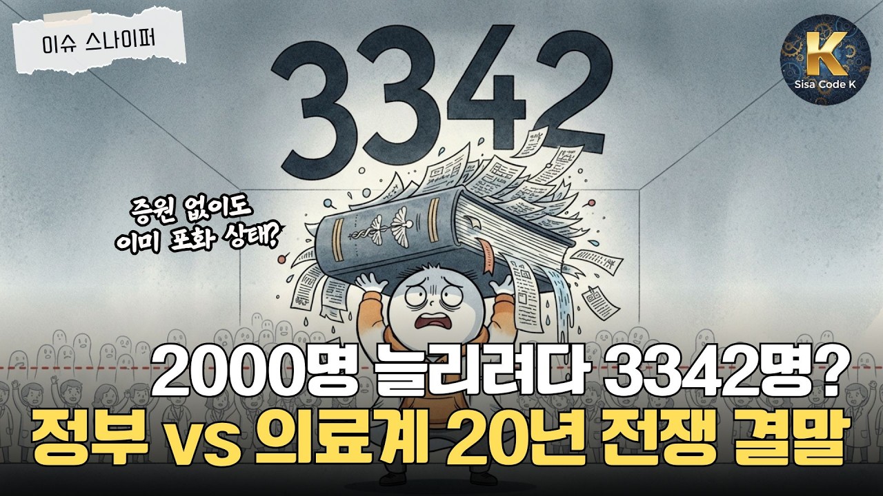 5년간 3342명 늘리는데 교육 붕괴 우려하는 의대 현장
