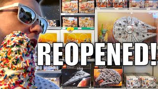 The LEGO Store REOPENED! Retired LEGO Star Wars Sets RETURN? Summer Set Prep! | MandR LEGO Vlog!