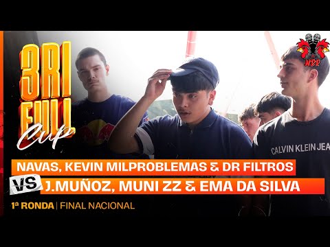 NAVAS, DR FILTROS & KEVIN MILPROBLEMAS VS J.MUÑOZ, MUNI ZZ & EMA DA SILVA 1ª RONDA 3 FULL CUP NACION