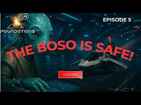 X4 Foundations - Terran Cadet Let's Play Ep.5 | Rescuing Boso & a Free Ship! 🚀