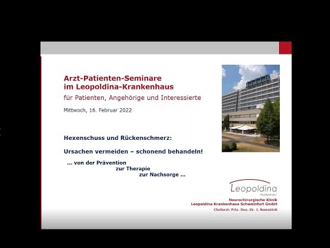 Hexenschuss und Rückenschmerz  Ursachen vermeiden   schonend behandeln!