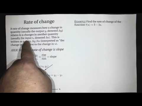 Average rate of change (Calc 1; Lecture 1-1; Fall 26)