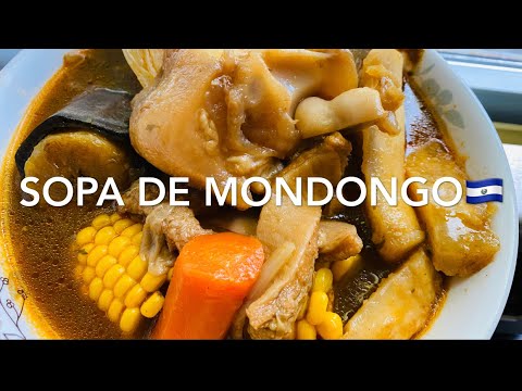 Como hacer sopa de mondongo Salvadoreña