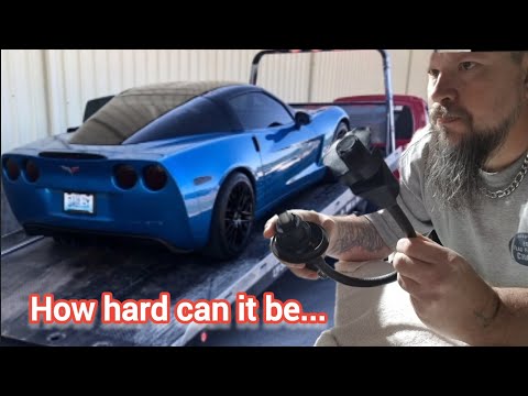 C6 Corvette clutch master cylinder install