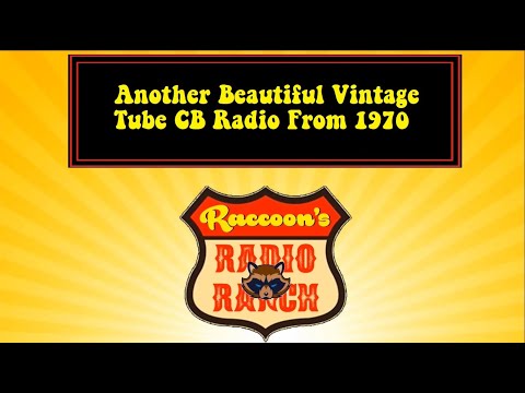 Another Beautiful Vintage Tube CB Radio From 1970
