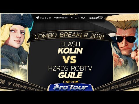 Flash (Kolin) vs HZRDS RobTV (Guile) - Combo Breaker 2018 Pools - Day 1 - CPT 2018