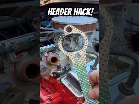 The BEST header gasket installation tip #diy #shorts #automobile #car #mechanic #tips #lifehacks