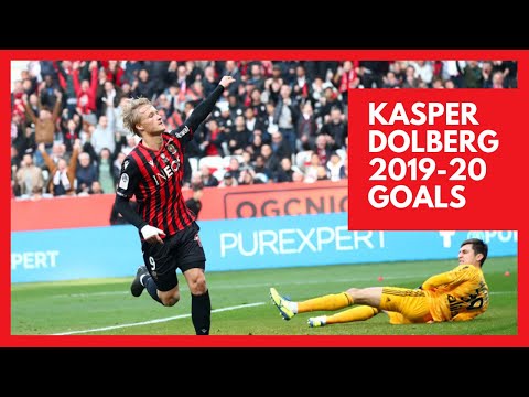 Kasper Dolberg | OGC Nice Goals | 2019-20