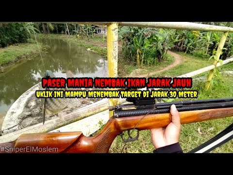 Nembak Ikan Jarak Jauh | Hanya Dengan 9 Kali Pompa Uklik Ini Mampu Mengenai Target di Jarak 30 Meter
