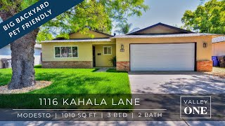 1116 Kahala Lane, Modesto - It's Not Hawaii, But It Is A 3 Bed, 2 Bath Oasis With Large Yard