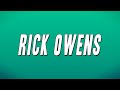 Ufo361 - RICK OWENS ft. Ken Carson (Lyrics)