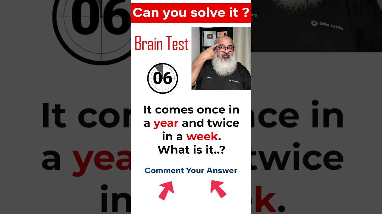 IQ Test #iq #brain #brainteaser #riddle #puzzle #tipsandtricks #learnonyoutube