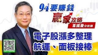 電子股漲多整理 航運、面板接棒