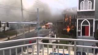 Fire burns church in Ocean City