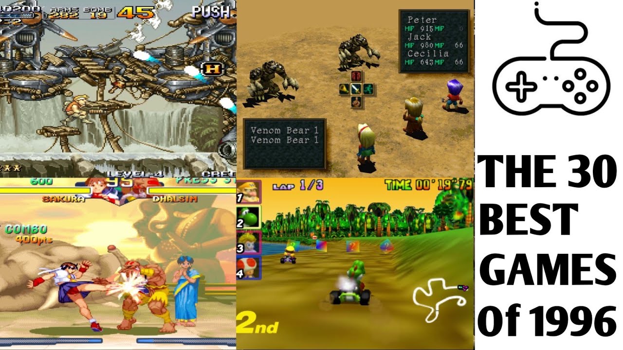 The 30 Best Video Games of 1996 [Ranked]