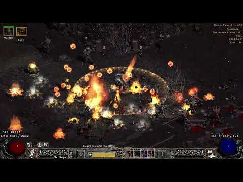 PD2 S8 - Fire Druid 163 fcr Mang Songs - T3 Map No Infinity