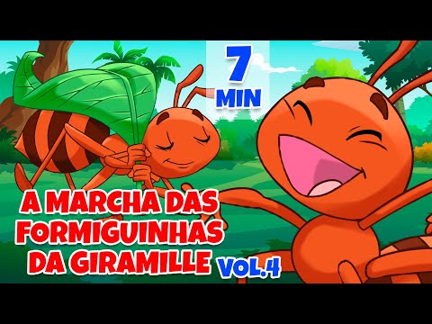A Marcha das Formiguinhas da Giramille Vol. 4 - Giramille 7 min | Desenho Animado Musical