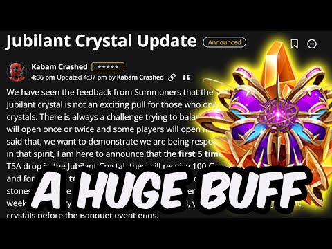 A KABAM W?!?! HUGE BUFF TO JUBLIANT CRYSTALS TIER 5 ALPHA WORST DROP - Marvel Contest of Champions