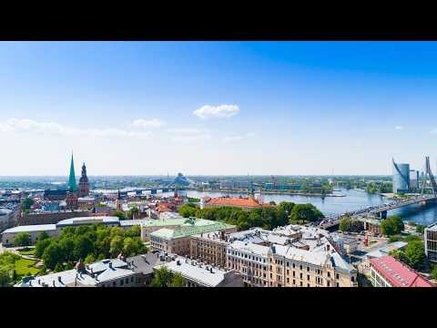 Riga from Above 🇱🇻 | Stunning Drone Flight over the Daugava & Old Town  Latvia (4K Aerial Cinematic)