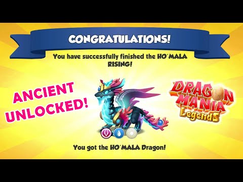 ANCIENT HO'MALA DRAGON UNLOCKING! New DotM Collection + Hatching 3 New Dragons! - DML #1385