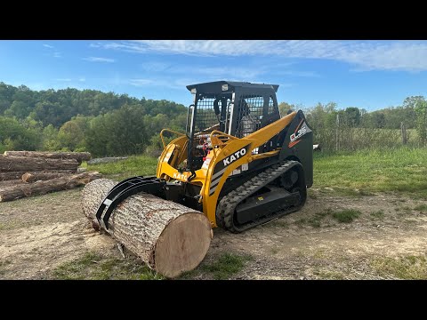 Putting The New Track Loader To Work, KATO CL35