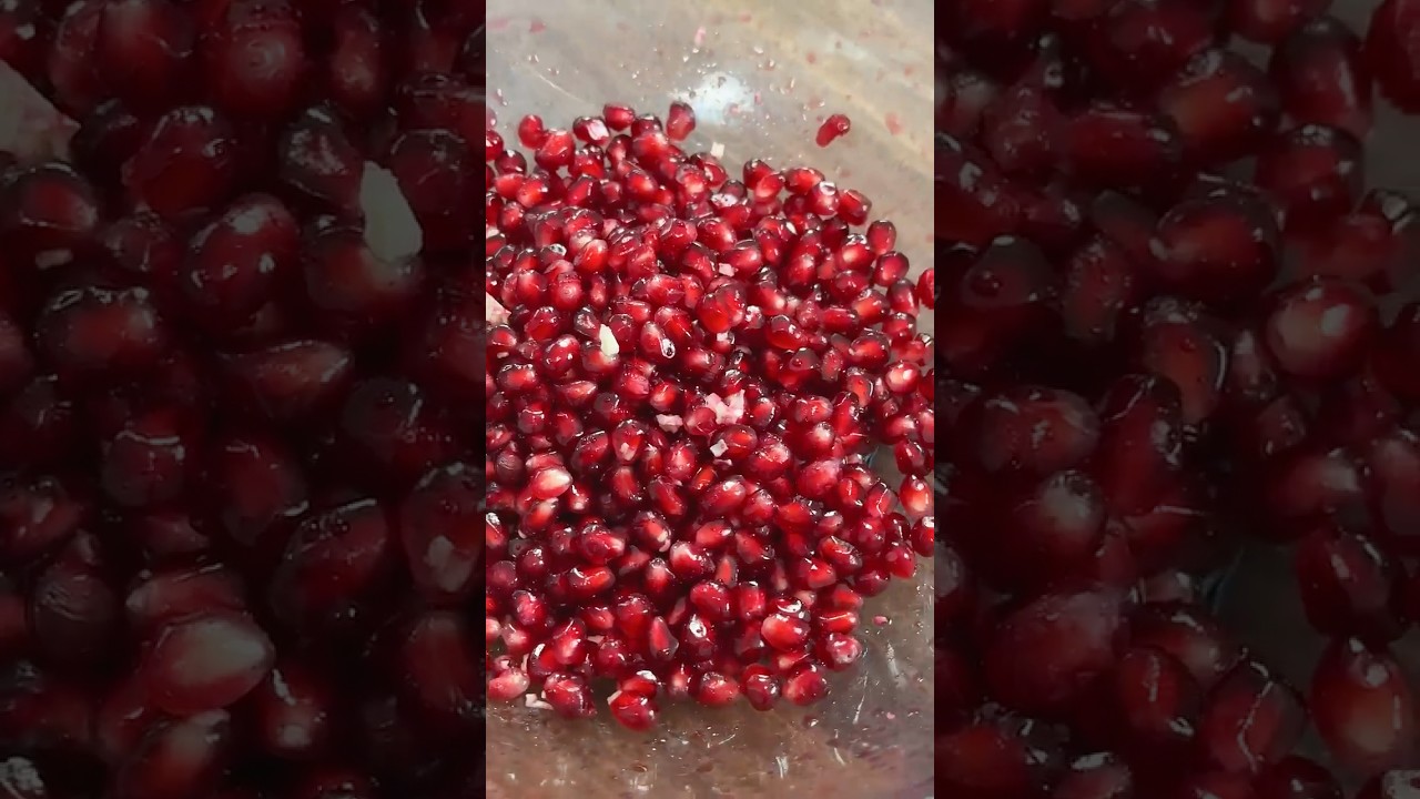 The Fastest Way to Cut a Pomegranate – Watch This! #shorts