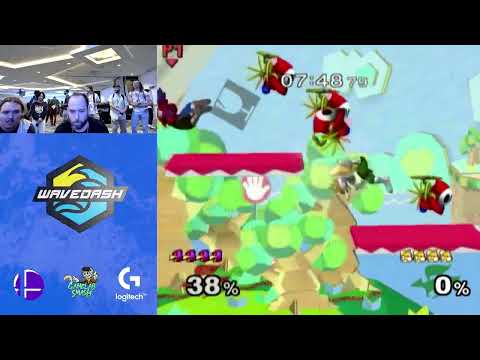 WaveDash 2023 Winners Quarter - WestBalls (Falco) Vs. Breakfast (Fox) - SSBM Tournament