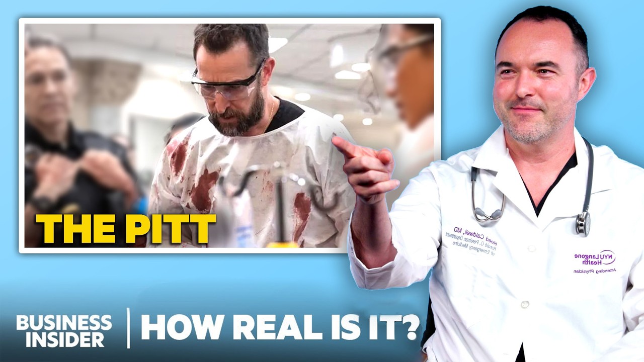 ER Doctor Rates 10 Medical Scenes From "The Pitt" For Realism | How Real Is It? | Insider