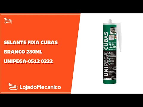 Selante Fixa Cubas Cinza 280ml  - Video