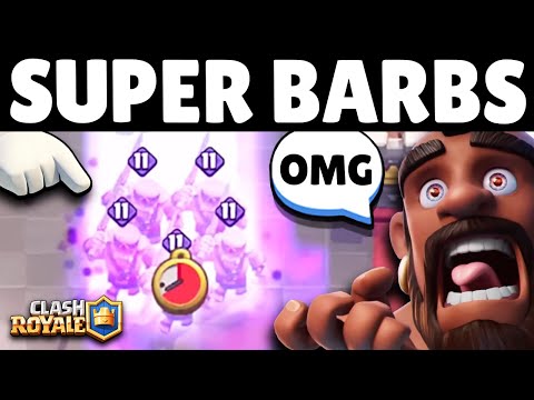 REAZIONE ai SUPER BARBARI OSCURI di CLASH ROYALE!