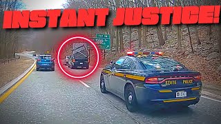 ROAD RAGE &amp; INSTANT KARMA 2023 | IDIOT DRIVERS | HOW NOT TO DRIVE #124