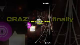 Download lagu CRAZY IV IS FINALLY HERE?!#geometrydash mp3