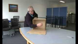 How to fold an archive box