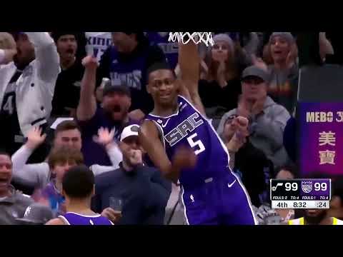 De'Aaron Fox monster poster dunk on Kelly Olynyk😱😱 Kings Vs Jazz Dec.30 2022 - 2023 Season