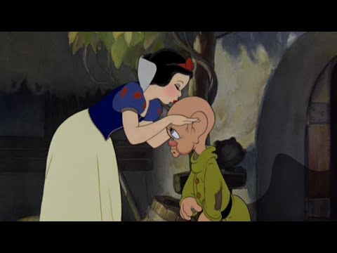 Snow White and the Seven Dwarfs - Snow White Kissing the Seven Dwarfs