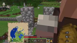 はじめてのマインクラフトで大冒険　本拠点製作始めます