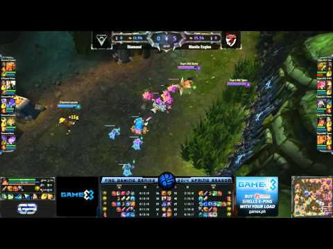 PGS 2014 Spring Season W4D1 - Diamond vs Manila Eagles - Game 1