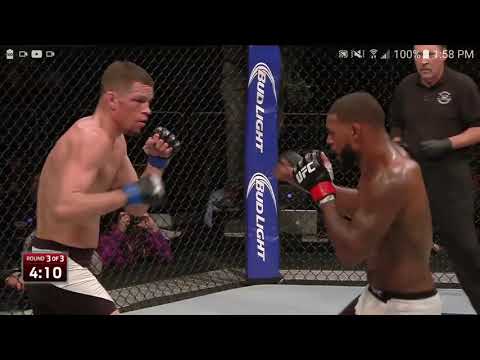 Nate Diaz vs Michael Johnson Full Fight