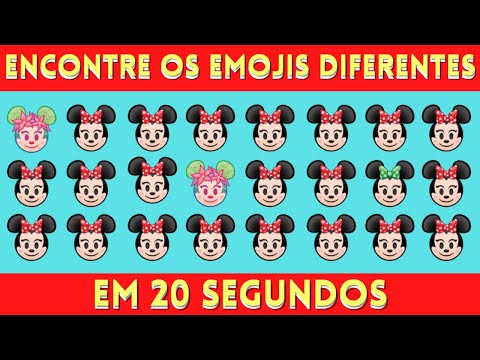 💥 ENCONTRE O EMOJI DIFERENTE EM 20 SEGUNDOS INCRÍVEL  Sinthonia Jogos 💥