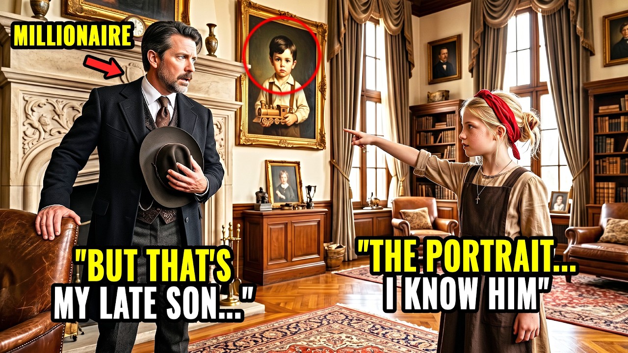 “Sir, This Boy Lived With Me in the Orphanage…” Widow’s Daughter Said — Millionaire Cowboy Went Pale