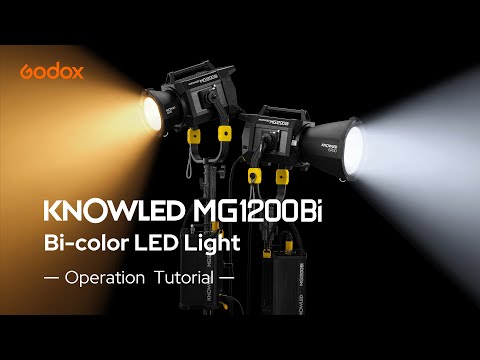 Video Review of the Godox Knowled MG1200BI Blazing 1200W Bi-Color LED Video Light