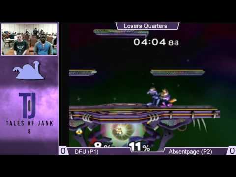 ToJ8 Melee Top 32 LR5 - Dan F**king Urban (Sheik, Donkey Kong) vs PNDA Absentpage (Fox)