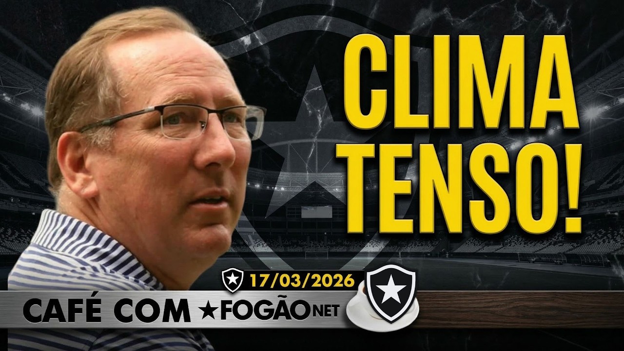 LIVE CAFÉ COM FOGÃONET | Bastidores do Botafogo fervem em crise financeira; Caio Roque anunciado
