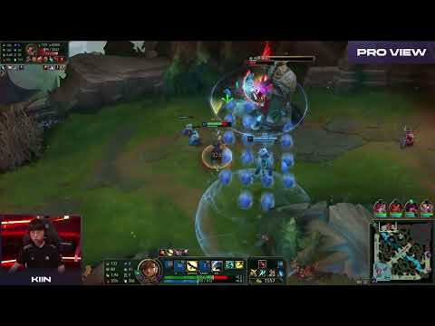 Kiin baits Canna for the kill Pro View | KT vs DK | LCK Summer Week 3 Day 2