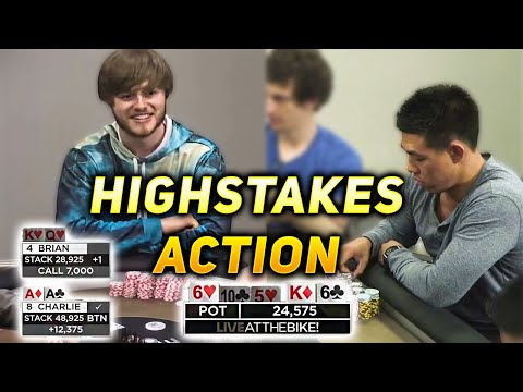 OVERPAIR VS TOP PAIR | @CharlieCarrel plays @BallyPokerLive| $25/50 NLH HIGHSTAKES
