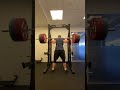 Pause squat 4 reps @ 180 kg