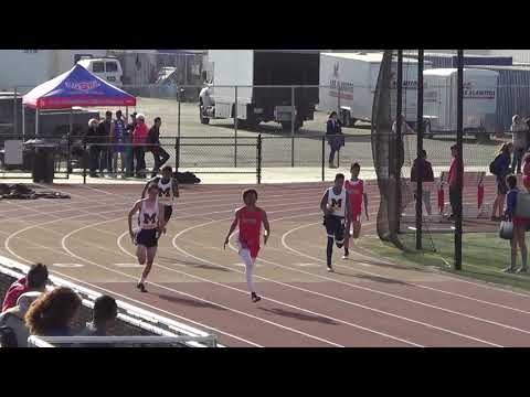 FSB 200m Heat 1 vs Marina 4-12-18 - Los Alamitos Boys